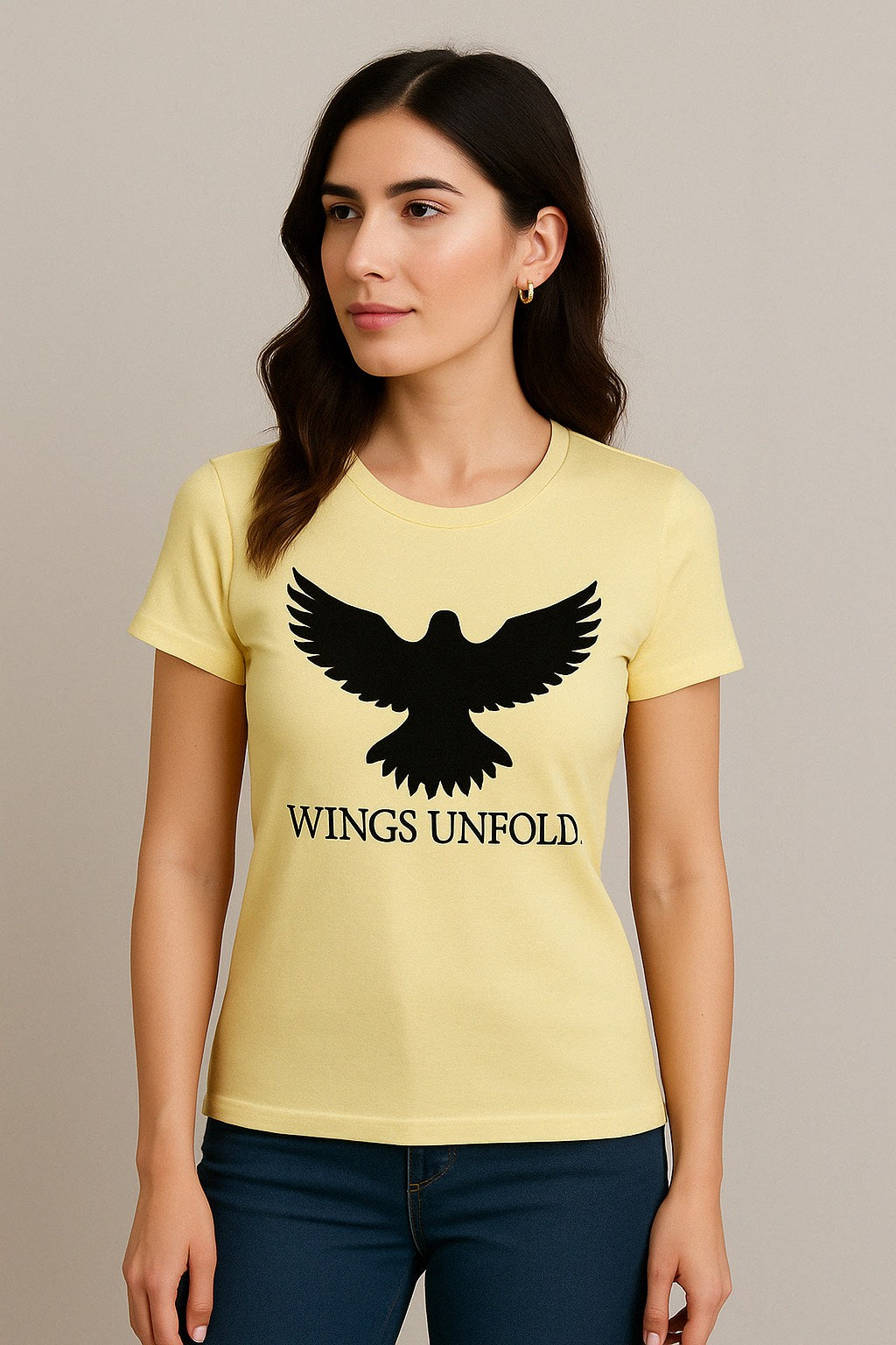 "Wings Unfold – Embrace Your Flight"